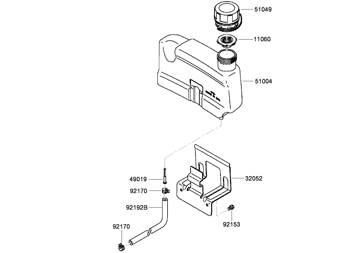 Fuel Tank and Fuel Valve Assembly