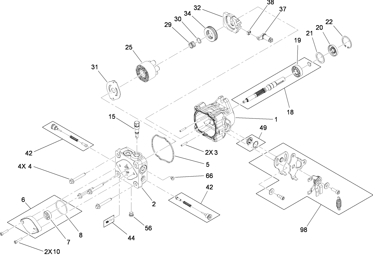 Hydraulic Pump Assembly No. 115-4480