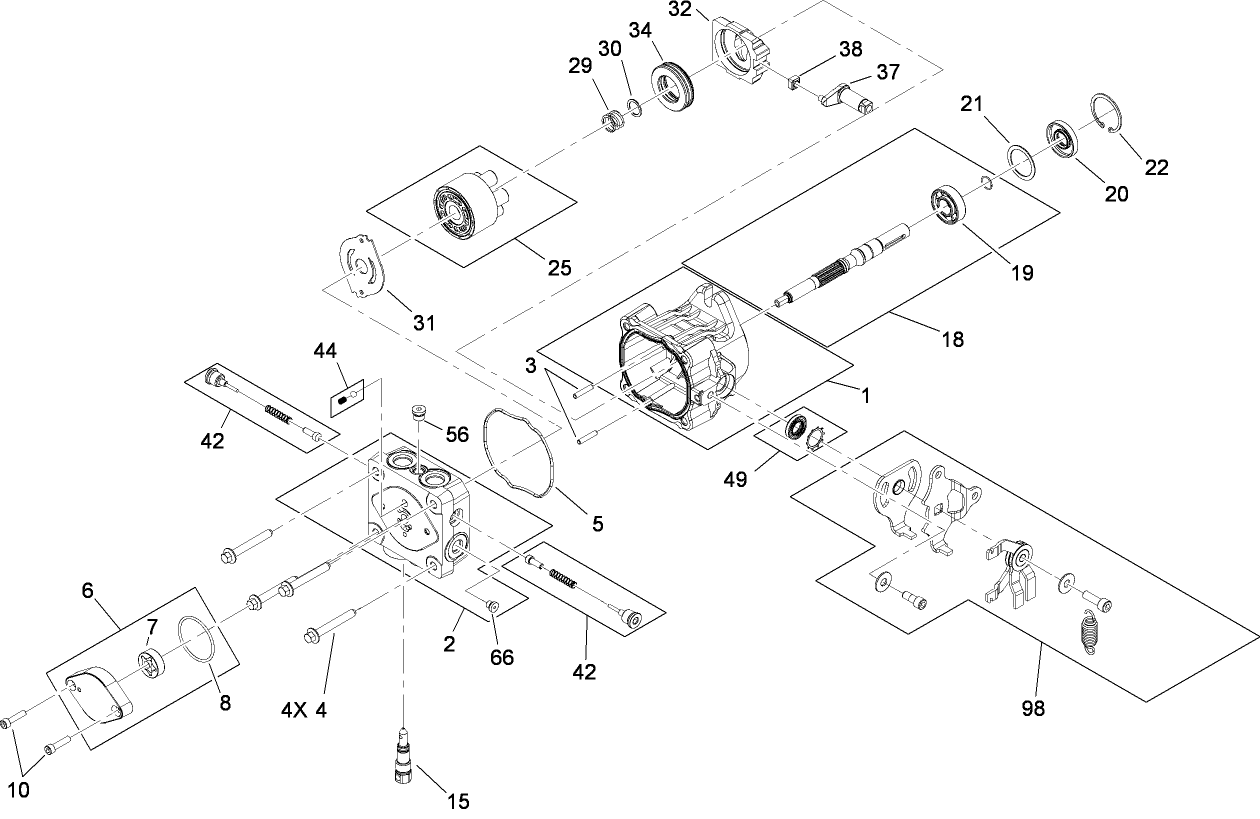 Hydraulic Pump Assembly No. 115-4481