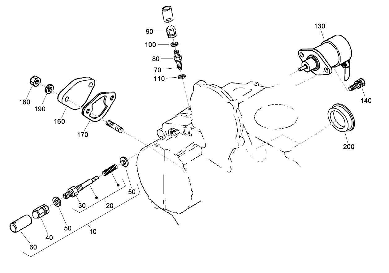 Idle Apparatus and Stop Solenoid Assembly