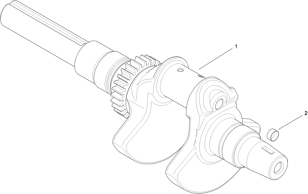 Crankshaft Assembly  Kohler CH740-3122