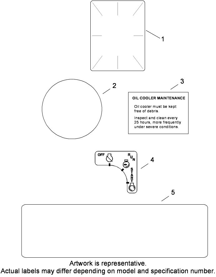 Decal and Gasket Set Assembly  Kohler CH740-3122