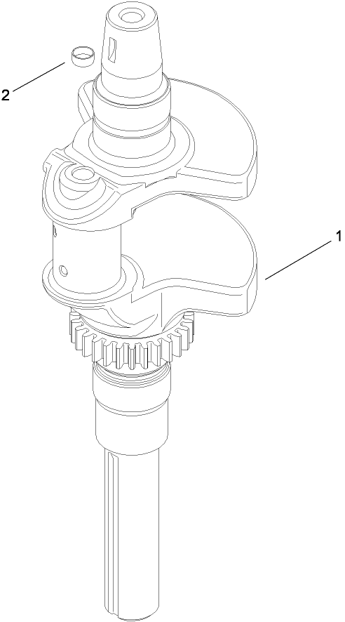 Crankshaft Assembly  Kohler SV715-0016