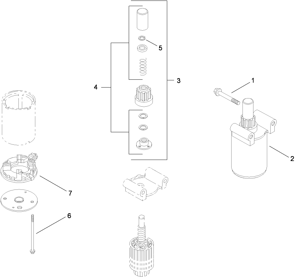 Starter Assembly  Kohler SV715-0016