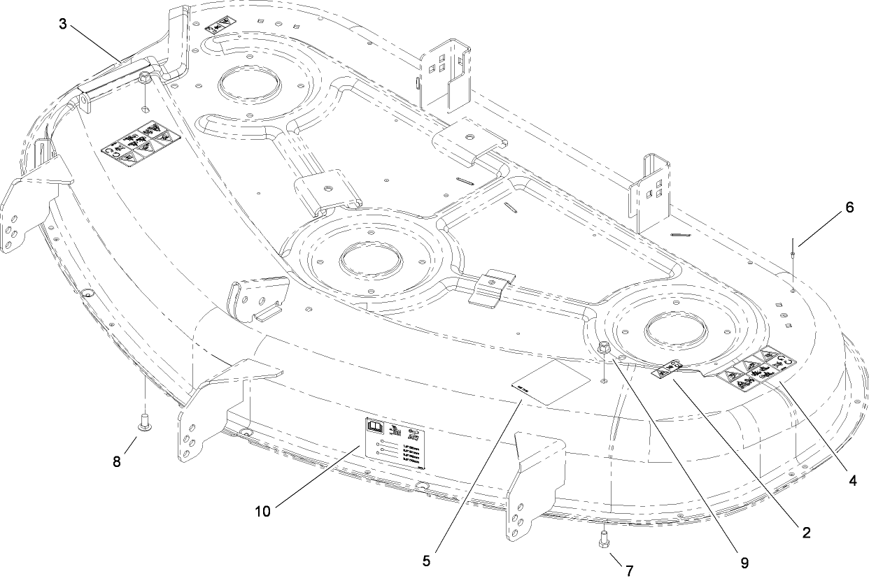 50 Inch Deck Assembly No. 117-1291