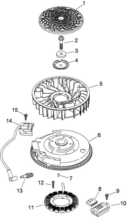 Ignition and Electrical Assembly  Kohler SV820-0012