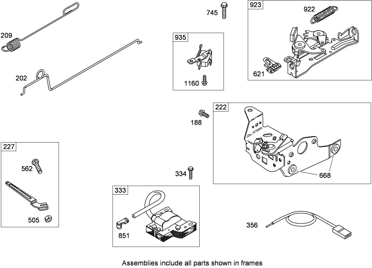 Governor Assembly  Briggs and Stratton 126T07-0226-B1