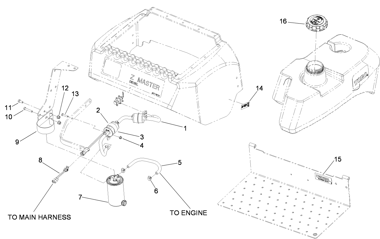 Bio-Diesel Fuel Filter Kit No. 114-8228