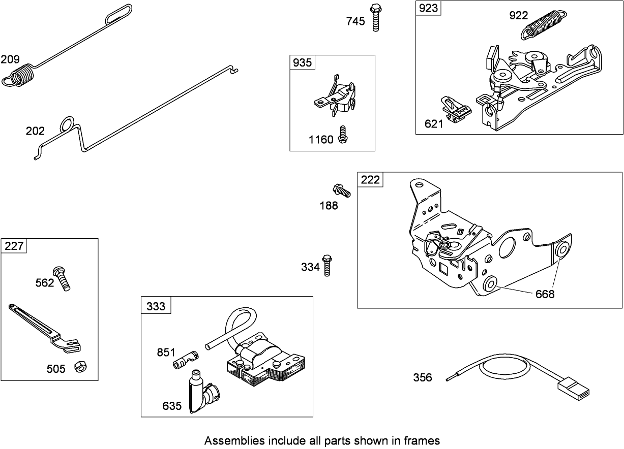 Governor Assembly  Briggs and Stratton 126T07-0238-B1