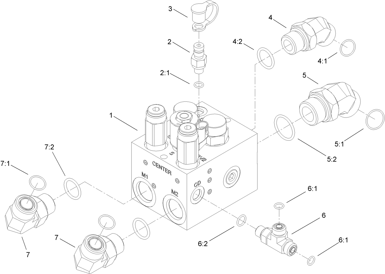 Front PTO Valve Assembly
