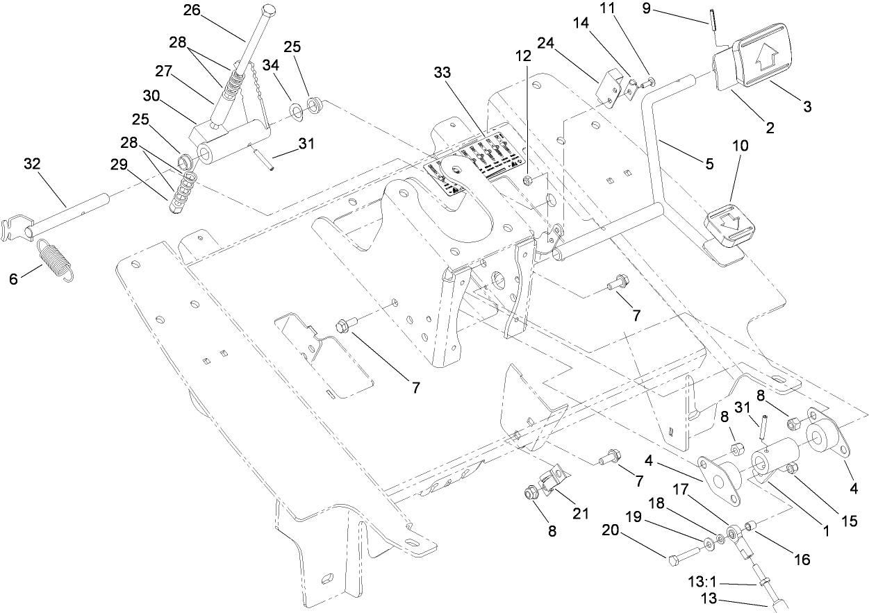Traction Pedal Assembly