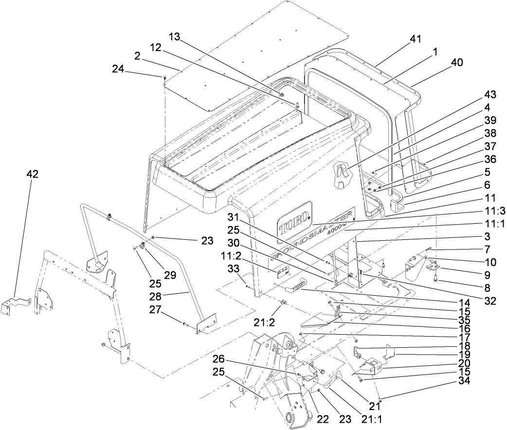 Hood and Screen Assembly