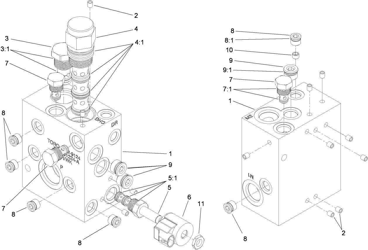 Traction Manifold Assembly No. 112-9124