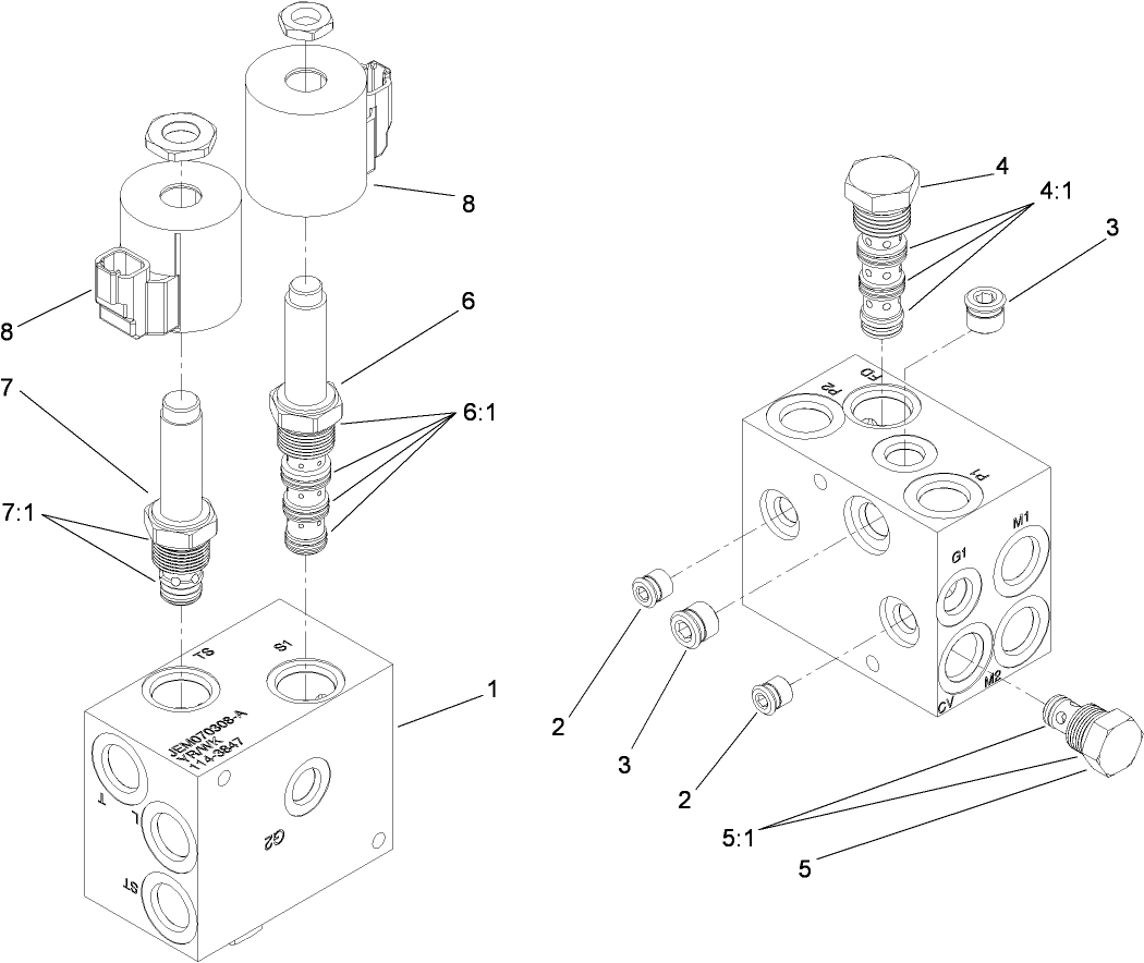 Fan Drive Manifold Assembly No. 114-3847