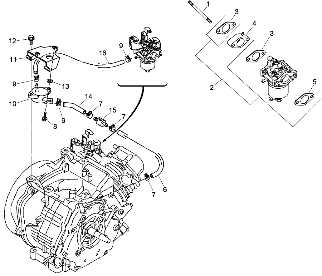 Fuel System Assembly  Kohler CS12-941621