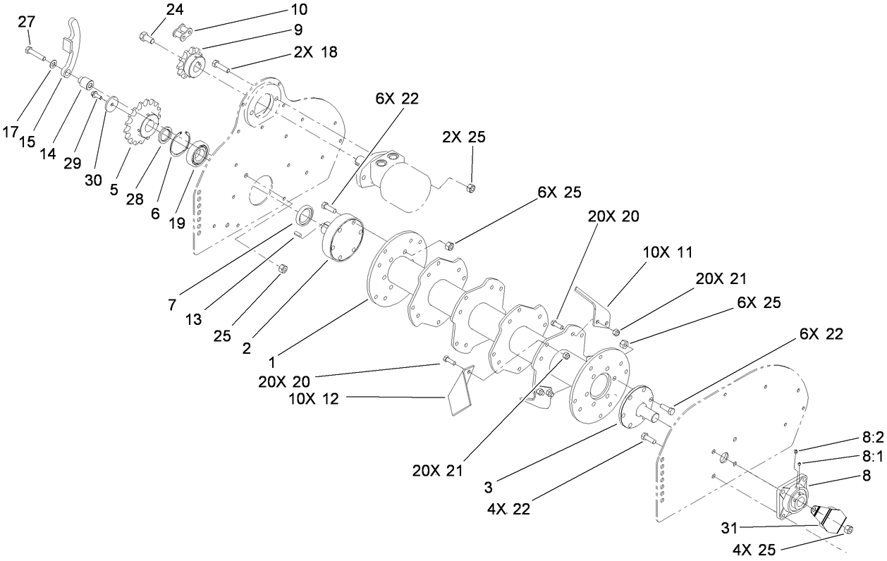 Rotor Blade Drive Assembly