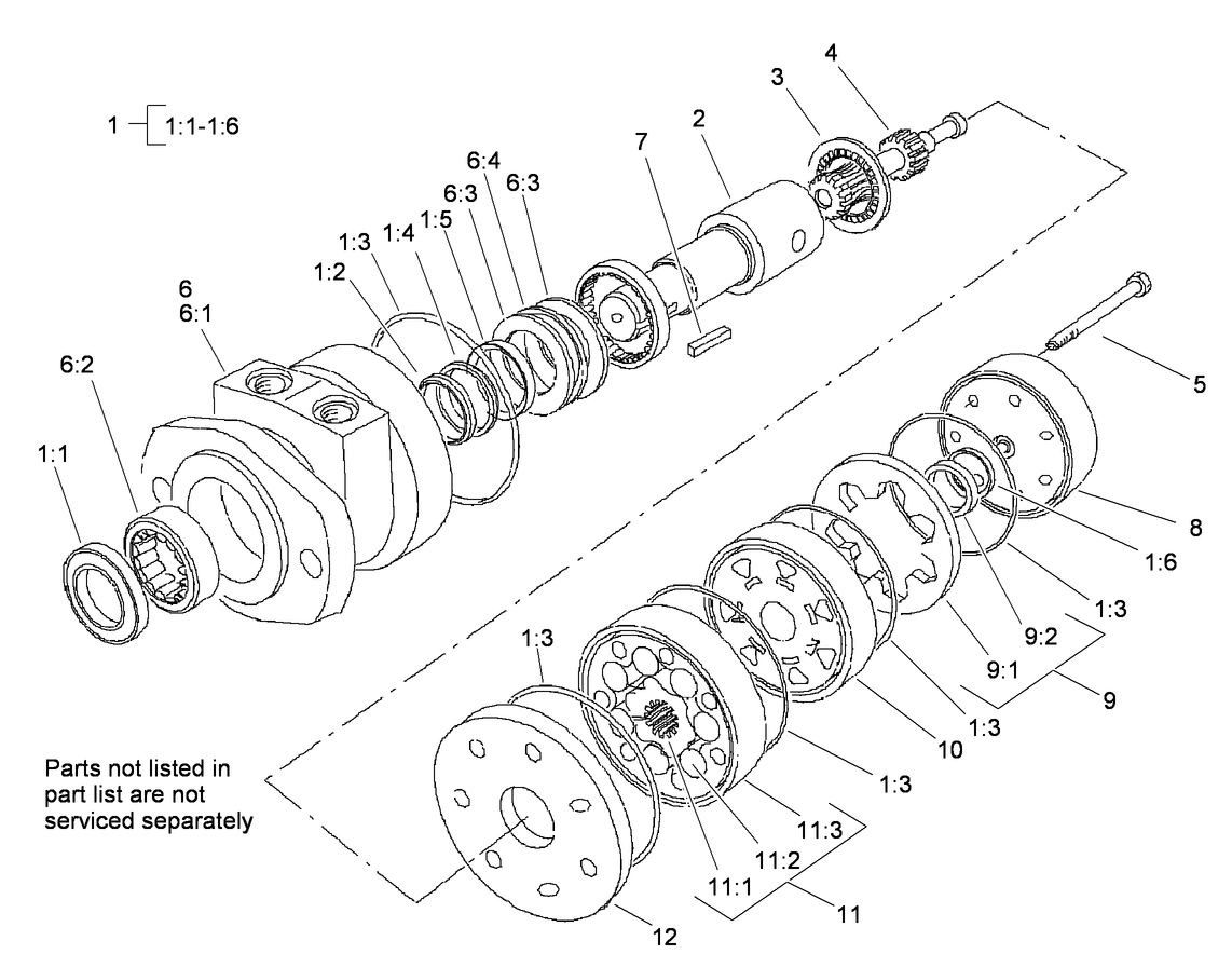 Hydraulic Motor Assembly No. 105-4573