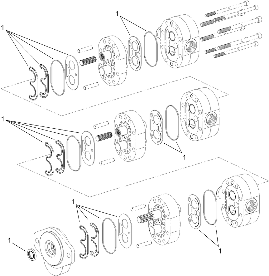 Triple Pump Assembly No. 114-4840