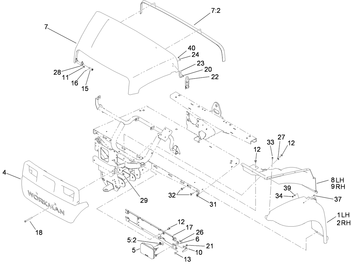 Hood and Fender Assembly