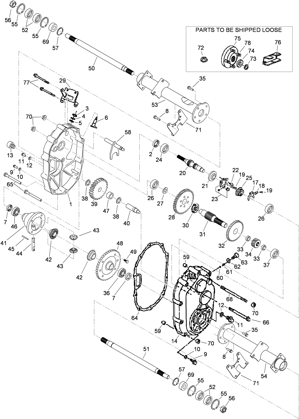 Transaxle Assembly No. 115-2301