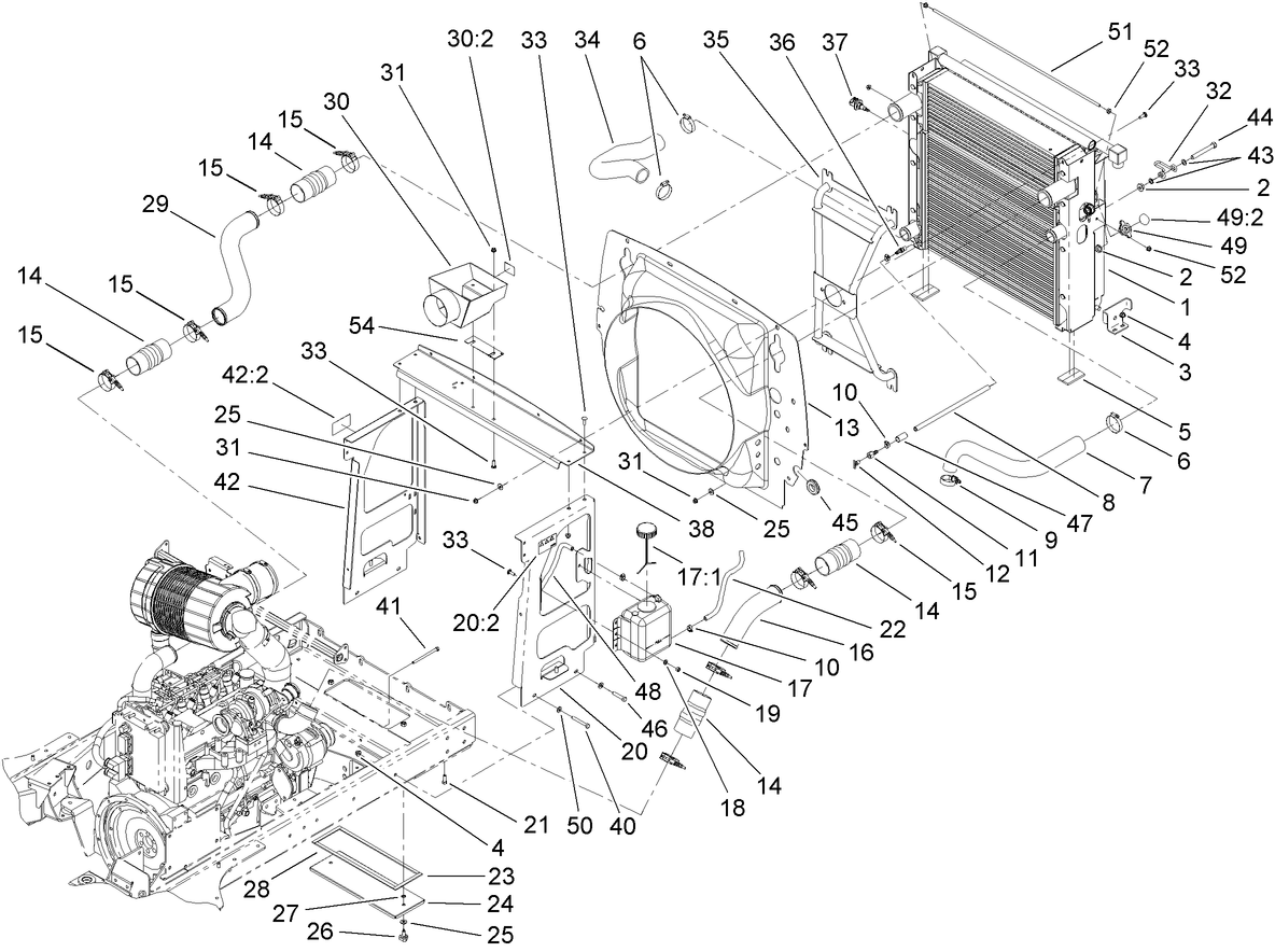 Radiator and Fan Shroud Assembly