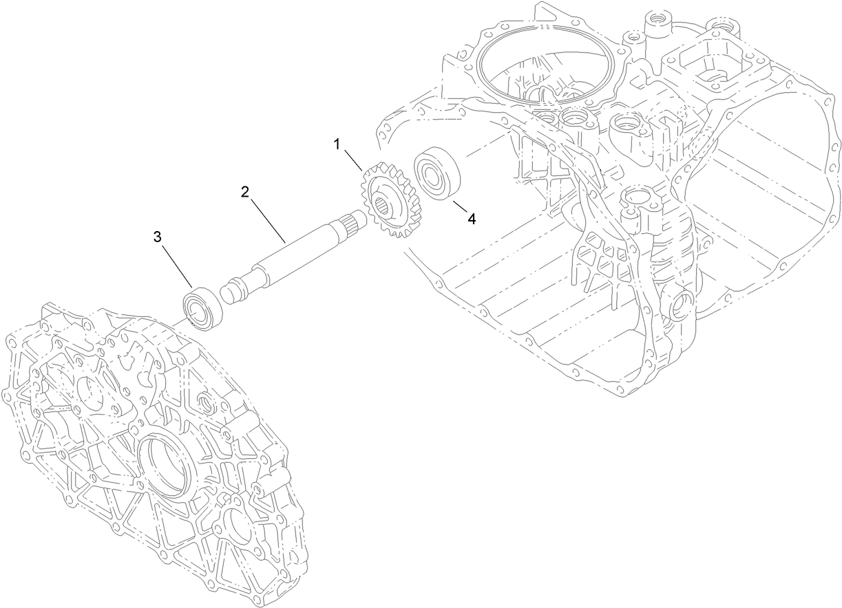 Reverse Shaft Assembly Transaxle Assembly No. 115-7783