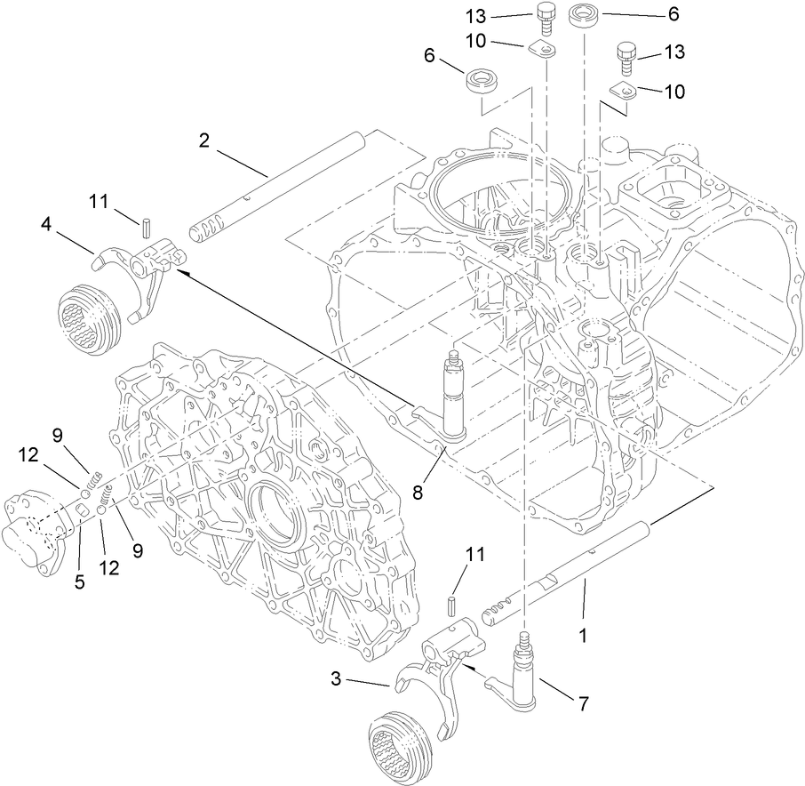 Main Shift Assembly Transaxle Assembly No. 115-7783