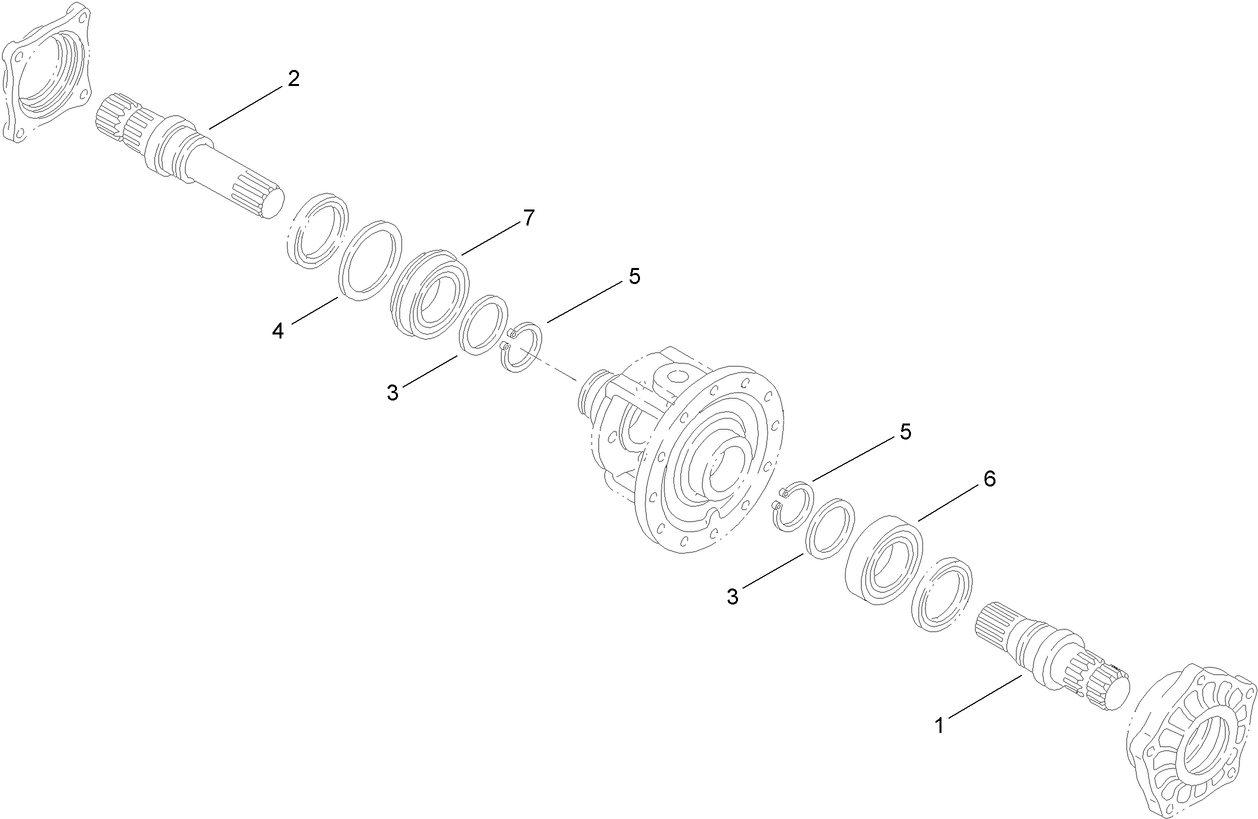 Axle Shaft Assembly Transaxle Assembly No. 115-7783
