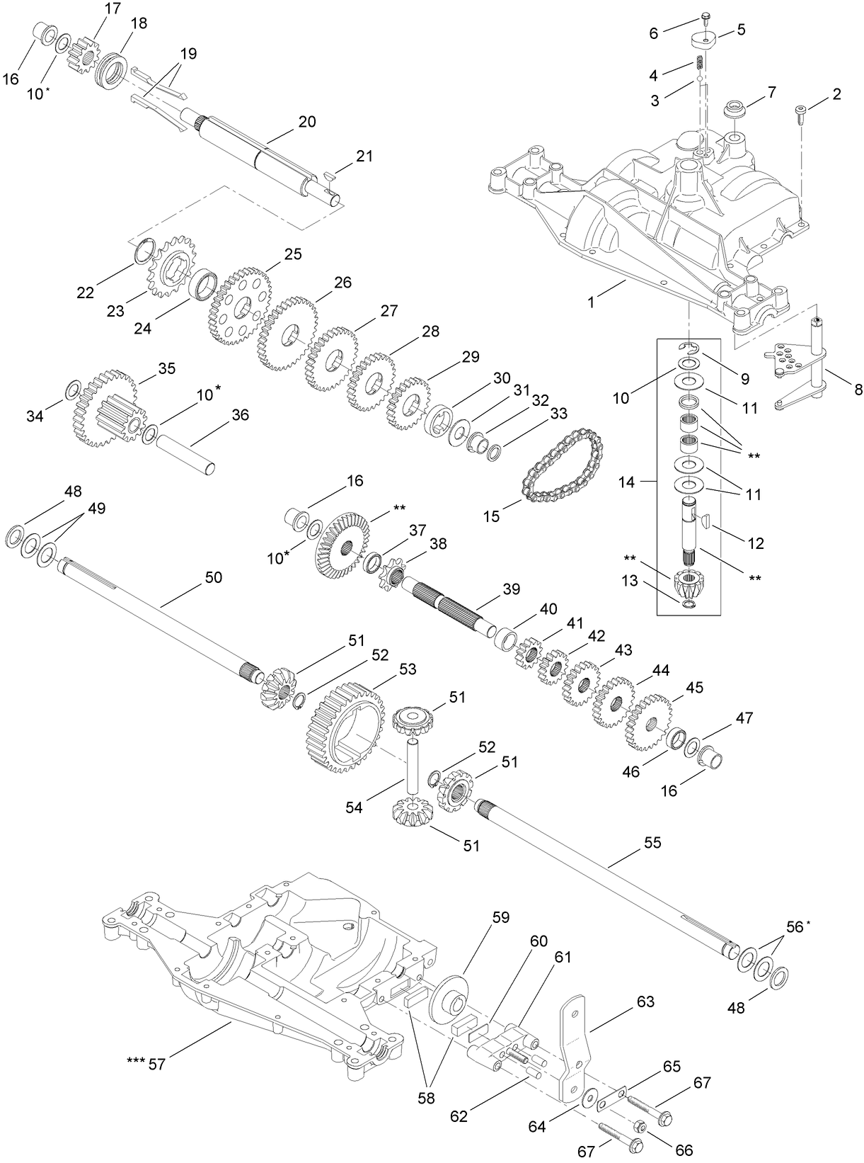 Transmission Assembly No. 110-8649