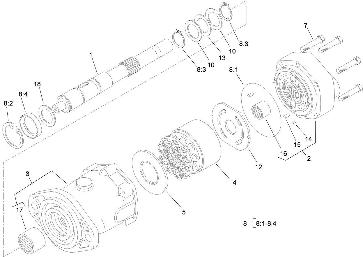 Piston Motor Assembly No. 104-0764