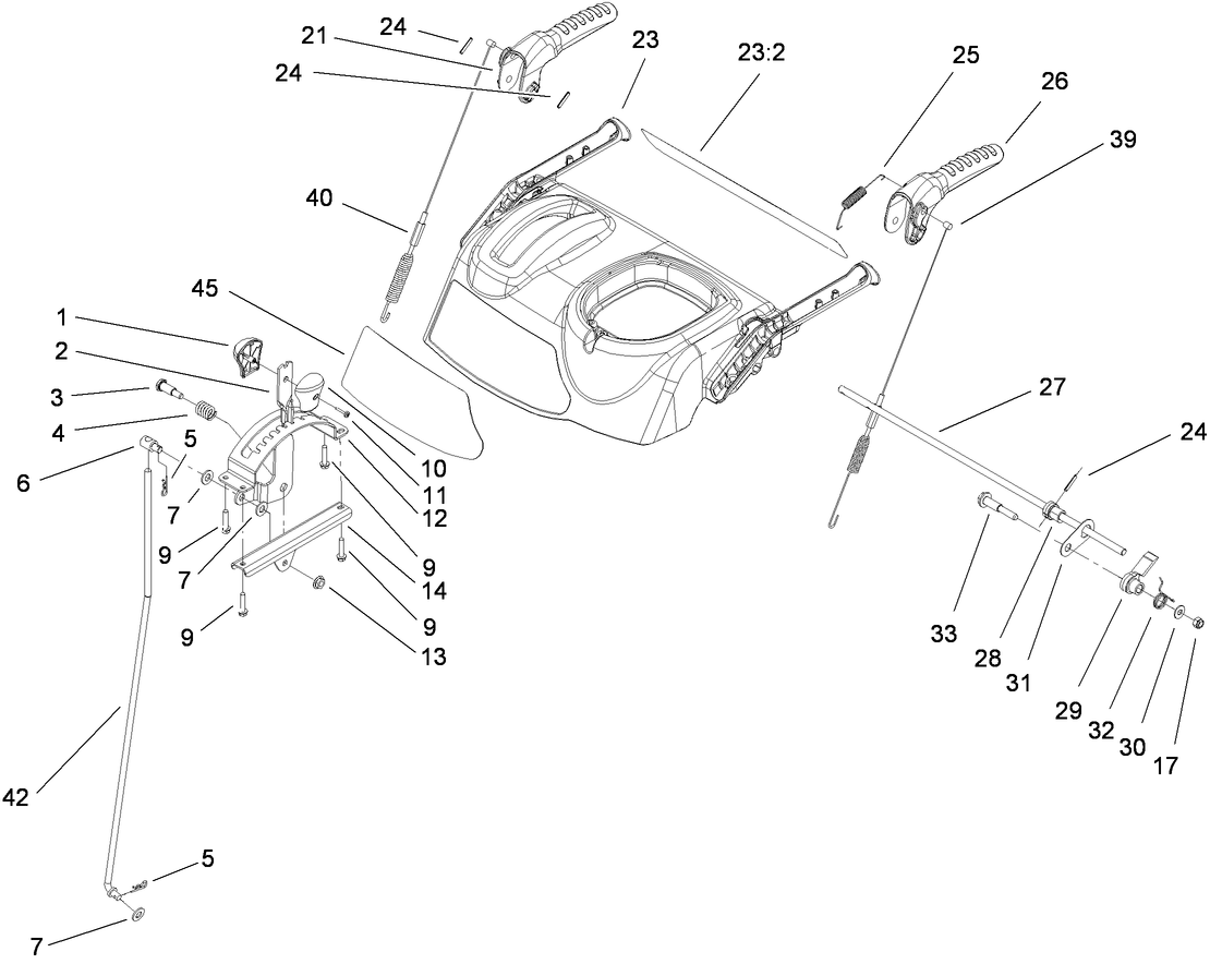 Handle and Control Assembly