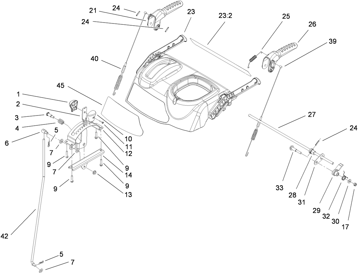 Handle and Control Assembly