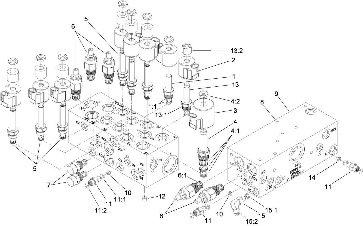 Lift Manifold Assembly No. 112-6528