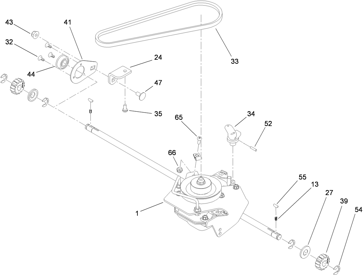 Gear Case and Pinion Assembly