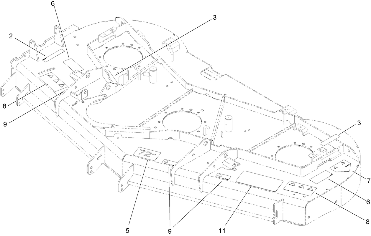 Deck Decal Assembly No. 108-9901