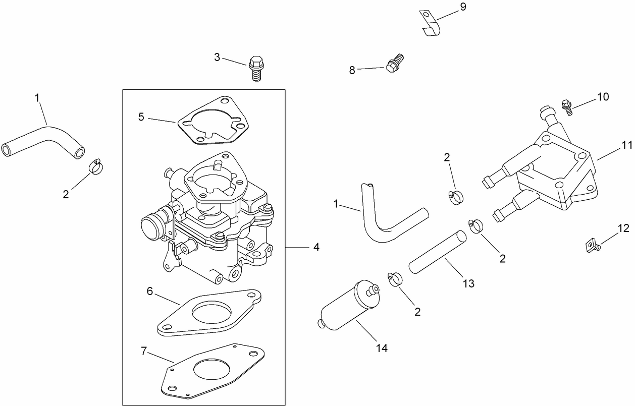 Fuel System Assembly Kohler CH740-3126