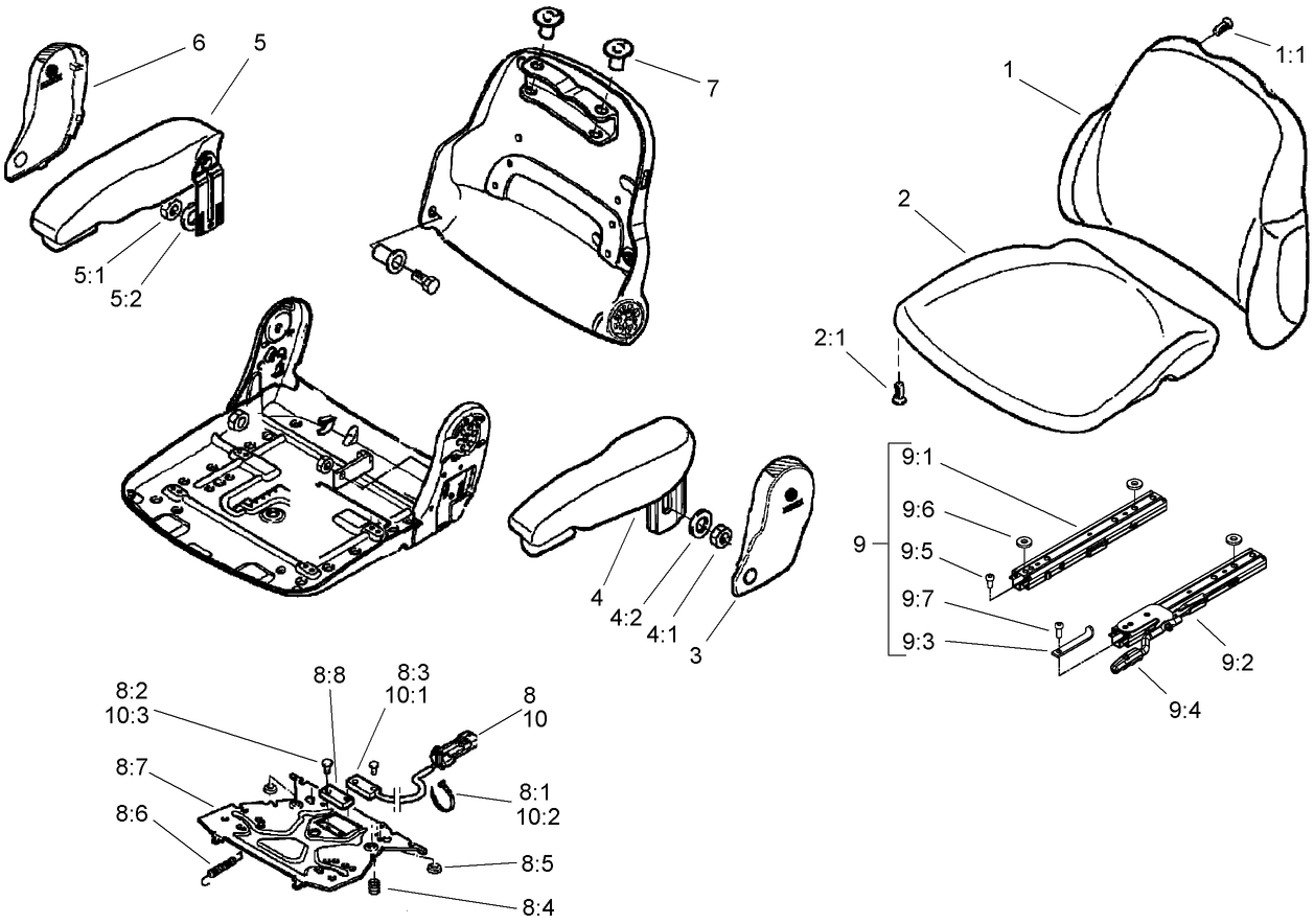 Premium Seat Assembly Model No. 30622