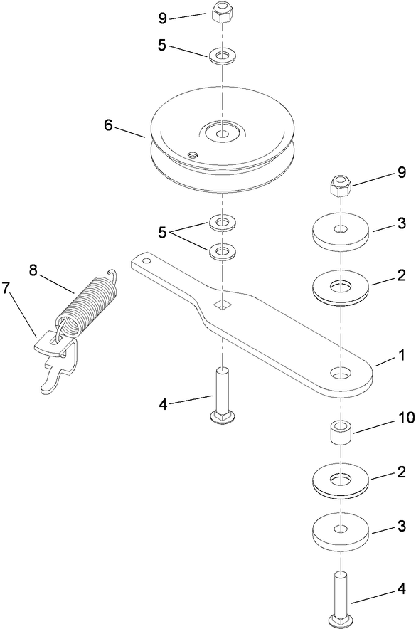 Spring Idler Assembly No. 117-0445