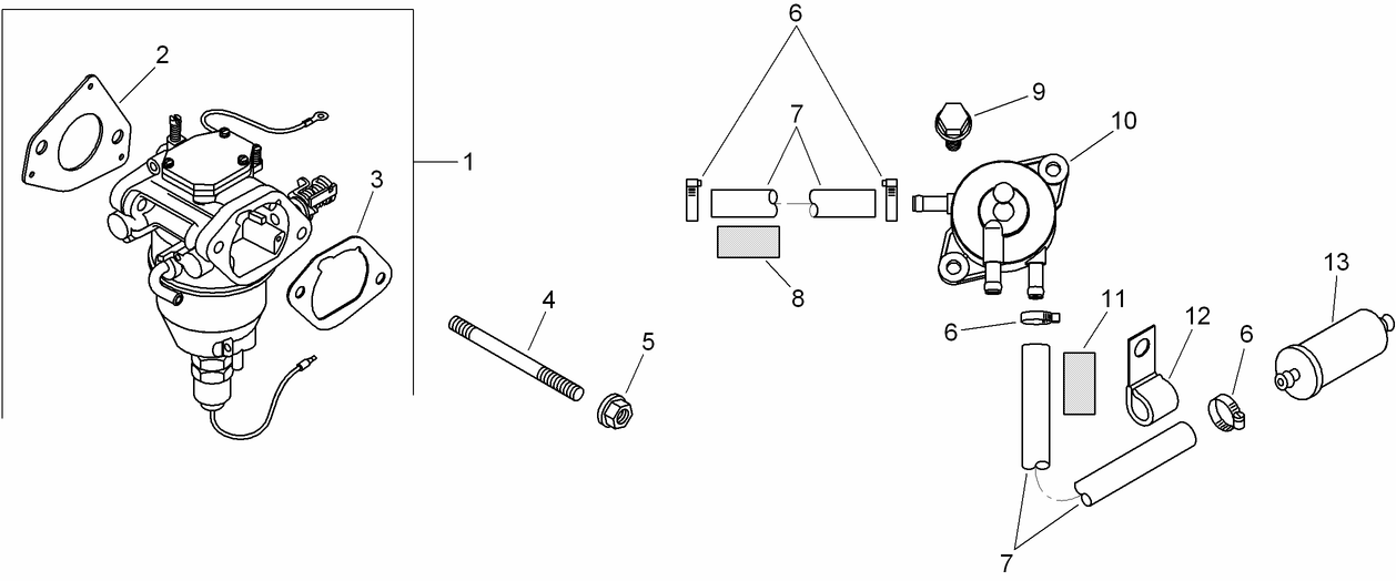 Fuel System Assembly Kohler SV730-0025