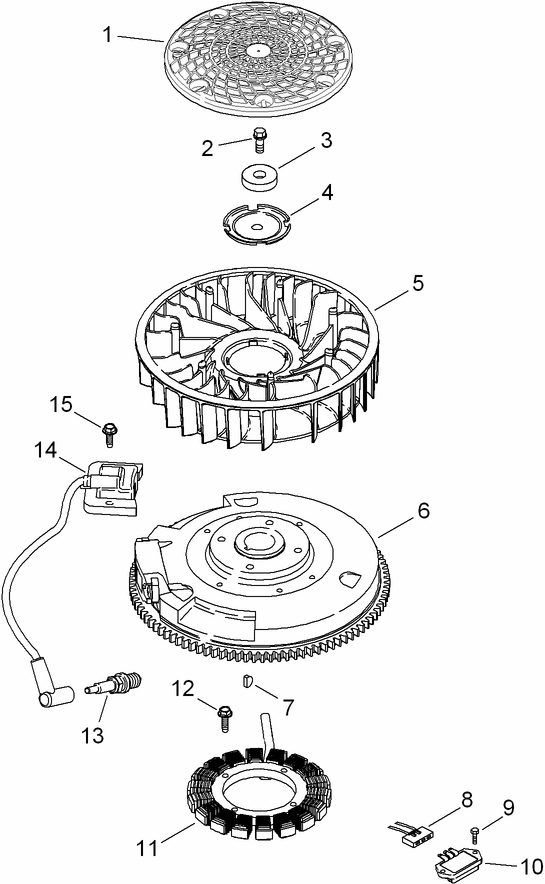 Ignition and Electrical Assembly  Kohler SV710-0027