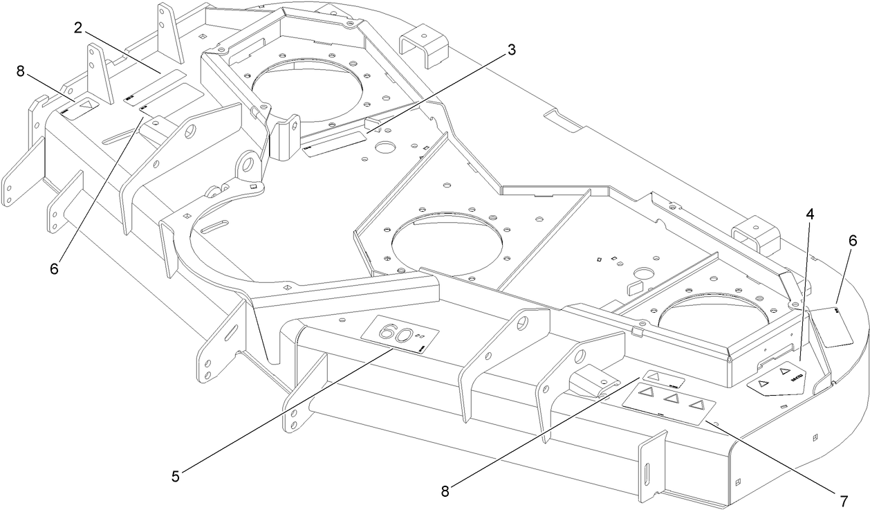 Deck and Decal Assembly No. 115-1371