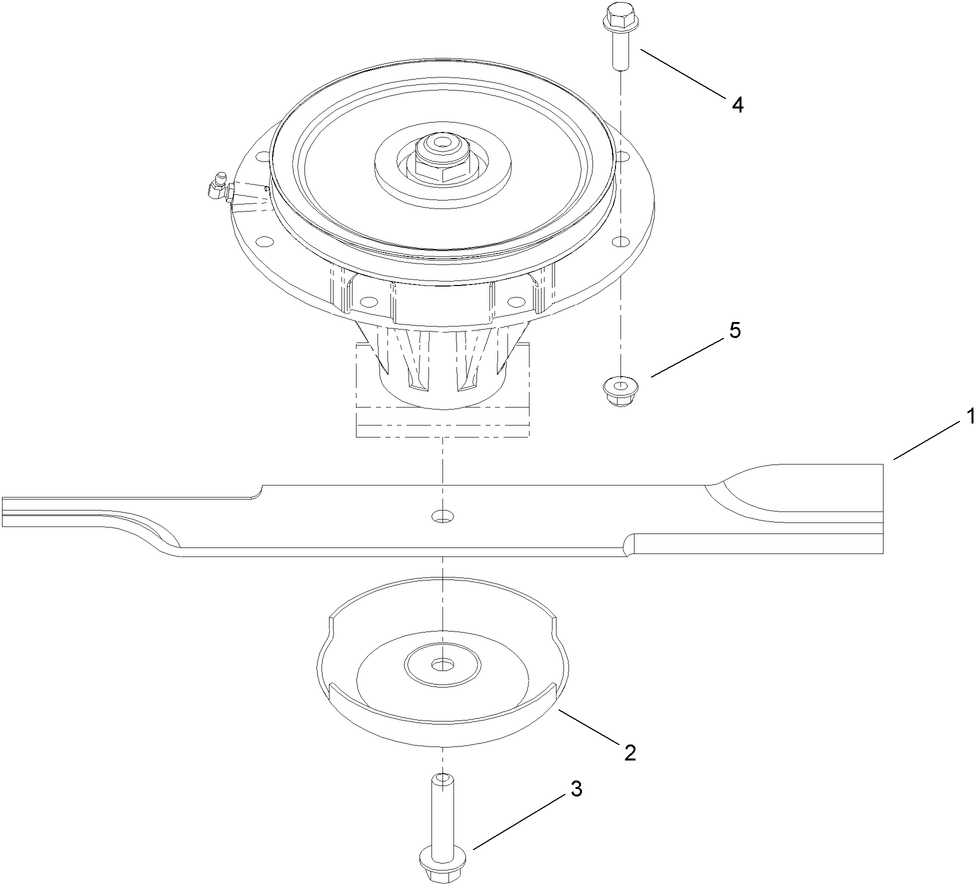 Spindle and Blade Assembly