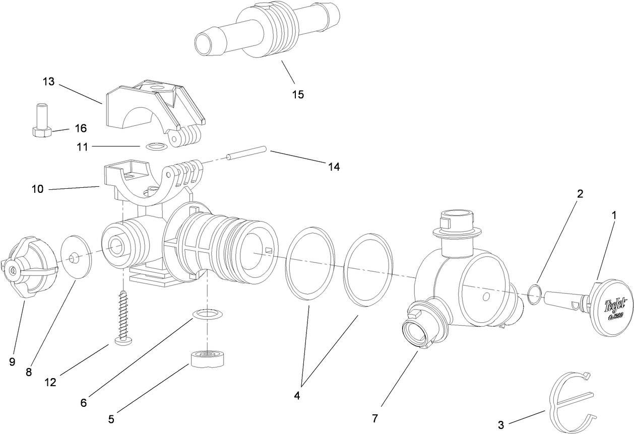 Double Turret Body Assembly No. 108-3727
