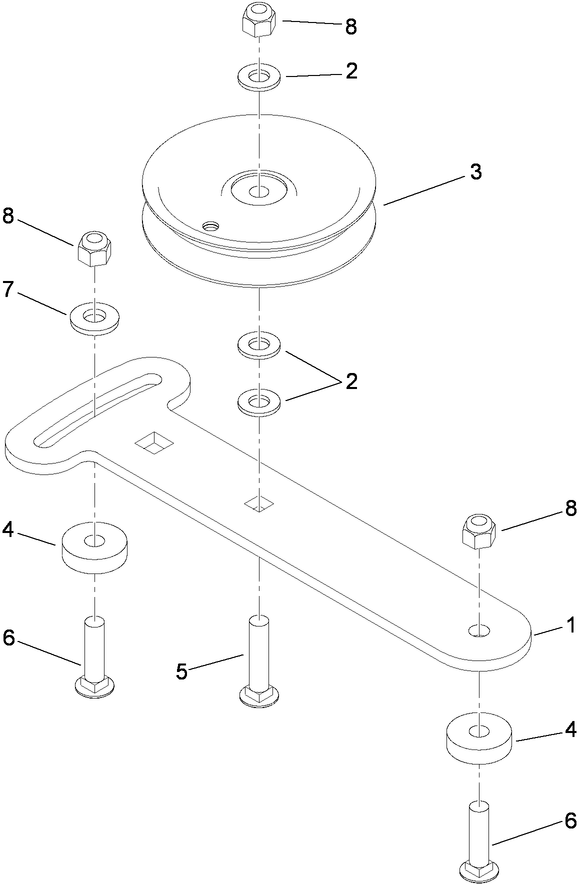 Idler Adjust Assembly No. 117-0446