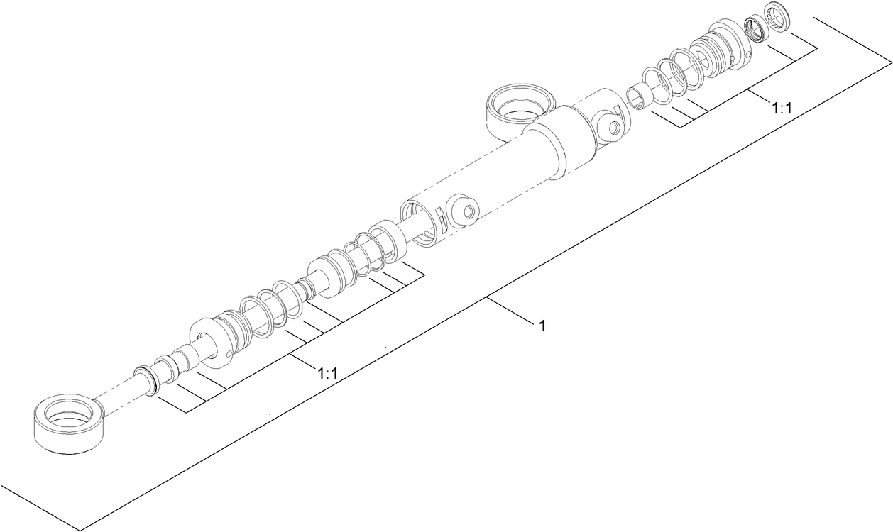 Hydraulic Cylinder Assembly No. 115-3274