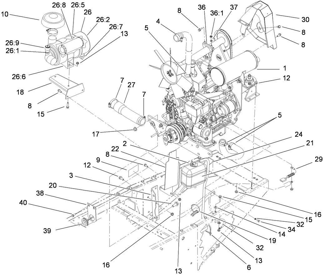 Engine Installation Assembly