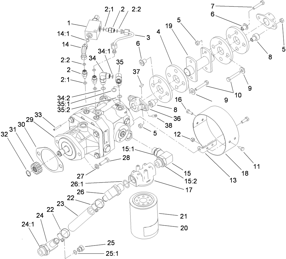 Hydrostatic Transmission Assembly