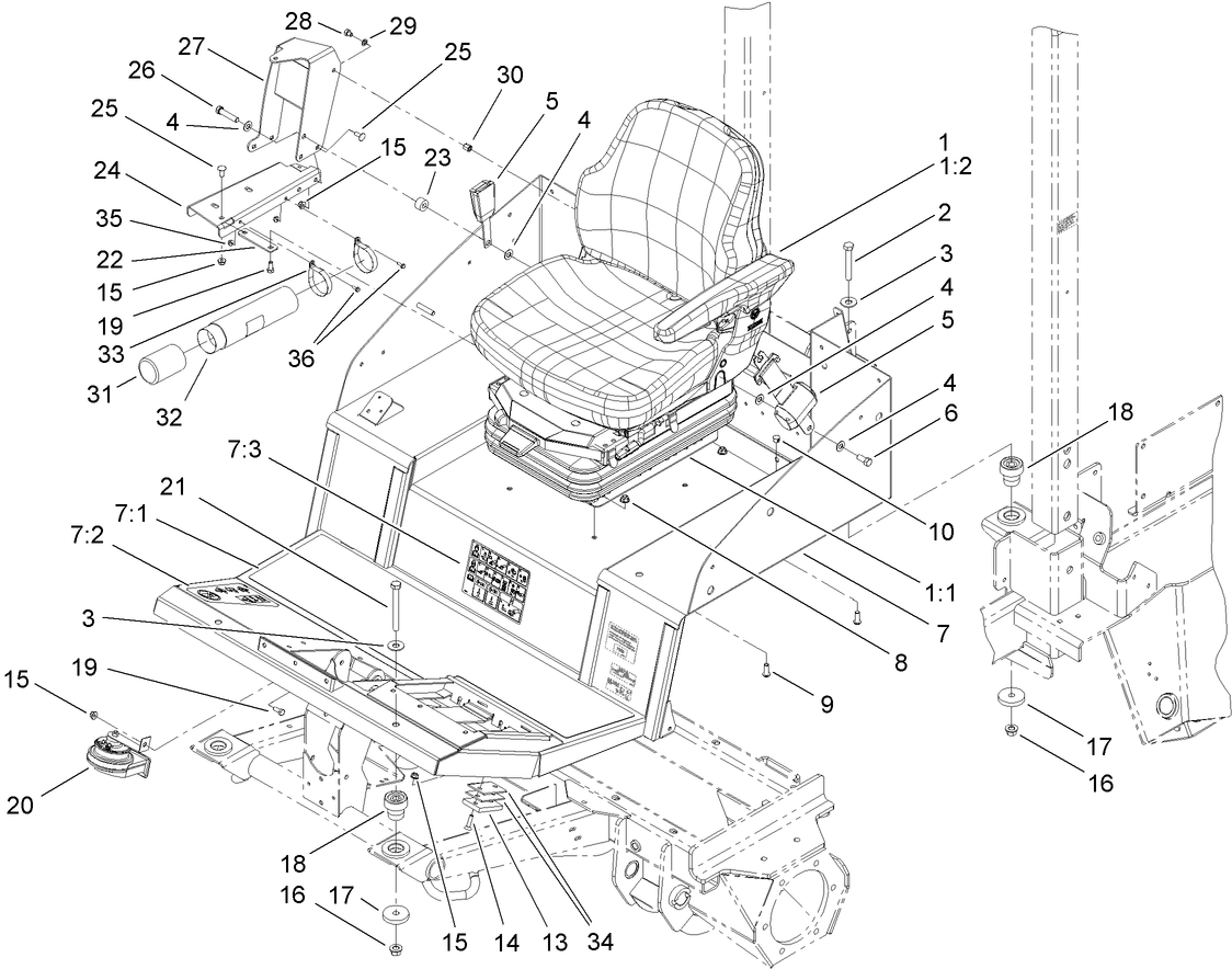 Seat and Platform Assembly
