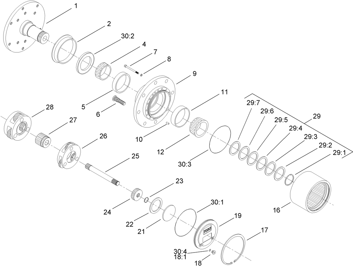 Planetary Assembly No. 105-4500