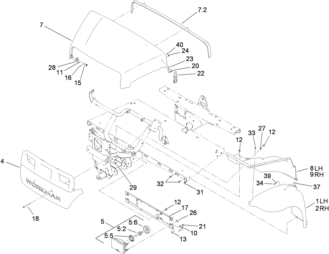 Hood and Fender Assembly